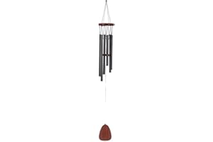 WYSUMMER Lucky Wind Chimes, Vintage Metal Hanging Wind Bell Outdoor Good Luck Hanging Charm with Coin for Garden Home Patio Yard (Vintage)