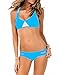 Produktbild homee Badeanzug - Sommer Europa und Amerika Pool Party Frauen Badeanzug Bikini Badeanzug,Blau,XL