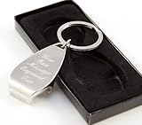 Personalised Chrome Bottle Opener Keyring/Keychain - Can Be Engraved