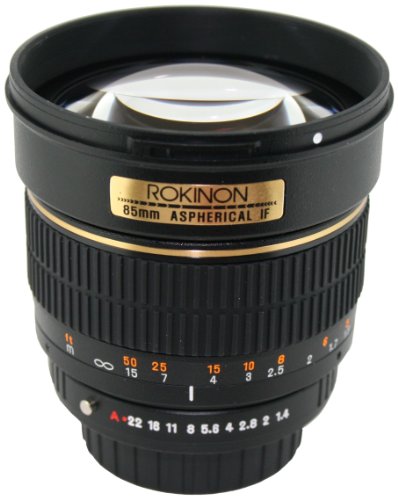 Rokinon 85M-S 85mm F1.4 Aspherical Lens for Sony (Black)