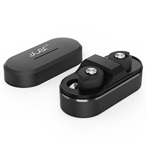 Preisvergleich Produktbild YFQH Bluetooth-Headset [Business-Stil] Wireless-Headset Bluetooth-Ohrhörer-Freisprecheinrich... Mit Clear Voice Capture-Technologie Bluetooth In-Ear-Headset Für Iphone Samsung Huawei HTC, Etc,Black