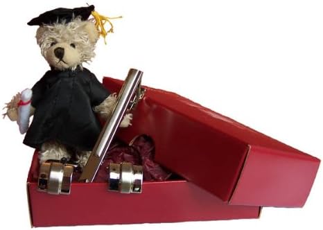 Unique Graduation Teddy Delivery With Cufflinks and Tie Bar - Great gift for teachers / Graduation Gifts for Men