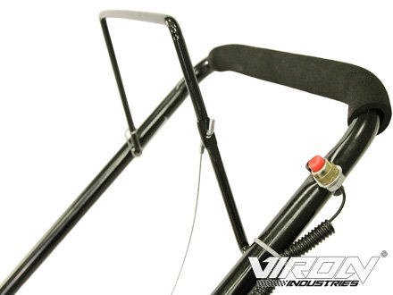 Benzin Kehrmaschine 3 PS Elektrostarter Schneeschieber Motorbesen Schneepflug Schneefräse - 5