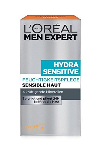 L’Oréal Men Expert Hydra Sensitive Feuchtigkeitspflege für Männer – 24h Feuchtigkeitscreme für empfindliche und sensible Haut, 1 x 50 ml - 3