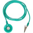 Electromark ESD Grounding Cord C/Clip (1.5 m , Green)