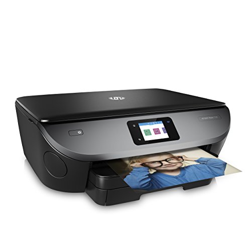 HP ENVY Photo 7130 Multifunktionsdrucker (Fotodrucker, Scanner, Kopierer, WLAN, Airprint) mit 4 Probemonaten HP Instant Ink inklusive,Schwarz