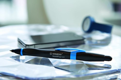 Stabilo Smartball 2.0 in schwarz/cyan Kugelschreiber und Stylus (für Tablets, Smartphones und Rechtshänder) Schreibfarbe schwarz - 6