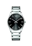 Calvin Klein Herren-Armbanduhr Analog Quarz Edelstahl K4D21141, schwarz (Black/silver)