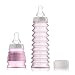 BIBIGO©,THE FRENCH BABY BOTTLE, Vacuums air, anti-colics, stores infant formula folded, space saver easyt to store at home and to carry outdoor