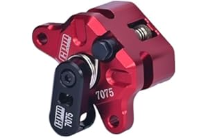 GPM Racing Aluminium 7075 Front Brake Disc Caliper for LOSI 1:4 Promoto-MX Motorcycle Dirt Bike RTR FXR LOS06000 LOS06002 Upgrade Parts - Red