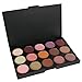 LaRoc 15 Colours Eyeshadow Palette Makeup Kit Set Make Up Professional Box - Shimmer Tones