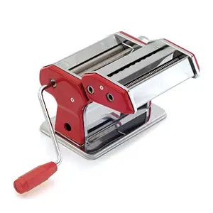 Norpro 1049R Pasta Machine, Silver/Red