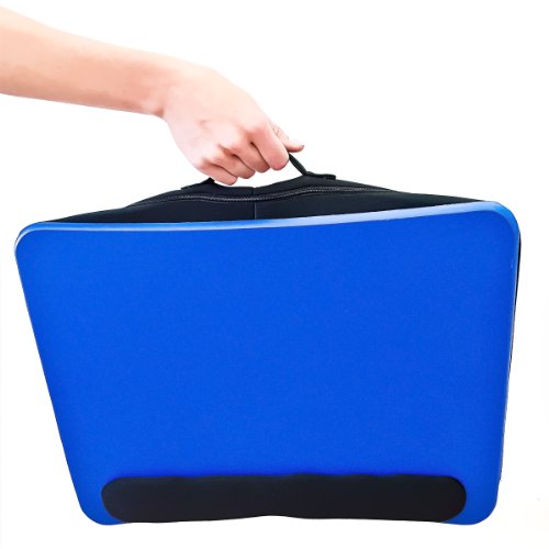 Relaxdays 10016335 Knietisch Laptoptisch Laptopkissen, blau - 5