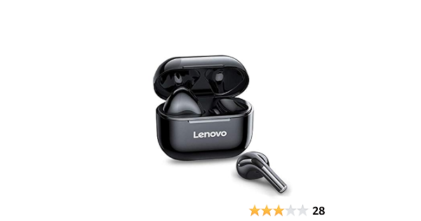 LENOVO LP40 True Wireless In Ear Headset with Mic (Black) : Amazon.in:  Electronics