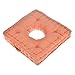 Produktbild Homescapes extrahohes Komfort Sitzkissen orthopädisch ca. 50 x 50 x 10 cm, Lochkissen prenatal, postnatal, postoperativ, Bezug aus Baumwoll Samt, 100% Polyester Füllung, uni terracotta