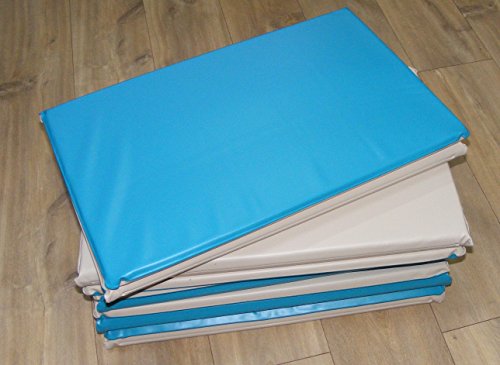 Set of 5 Toddlers / Childrens Triple Folding Wipe Clean Sleep Mats / nap mats / snooze mats Ideal for Childminders & Nurseries