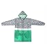 Korean Lovely Baby Raincoat Fashion Children Rainwear Grey Leopard Print S