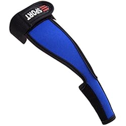 Generic Ajustable Antideslizante Solo Dedo Bastidor De La Pesca Guante Guante Azul