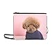 Produktbild WYYWCY Toy Pudel benutzerdefinierte hochwertige Nylon dünne Clutch-Tasche Umhängetasche Umhängetasche