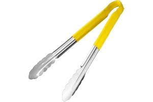 Hygiplas Colour Coded Serving Tong Yellow - 300mm
