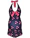 The Essential One - Floral Maternity Tankini - Navy Coral - 10 - EOM128