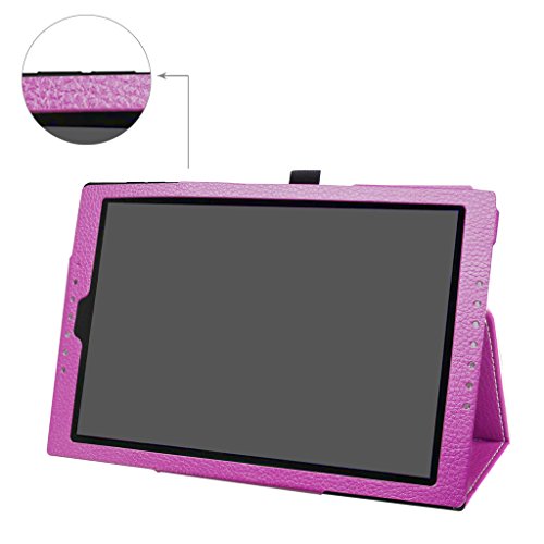 Medion Lifetab X10302/X10301 hülle,Mama Mouth Folding Ständer Hülle Case mit Standfunktion für 10.1″ Medion Lifetab X10302/X10301 Android Tablet PC,Violett - 2