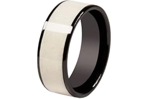 CNICK Tesla Smart Ring Accessories: Ceramic Ring for Model 3 and Model Y to Replace Key Card Key fob. (10.5, Snow)