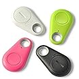 ZOBRAS Smart Key Finder Locator GPS Tracking Device for Kids Boys Girls Pets Cat Dog Keychain Wallet Luggage Anti-Lost Tag Alarm Reminder Selfie Shutter.
