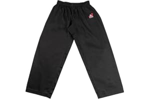Fuji Mae Pantalon Coupe Droite Noir