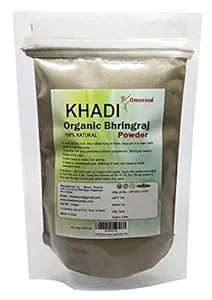 Khadi Omorose Bhringraj Powder For Nourishment Of Skin And Hair (100g) Brown