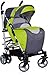 Pushchair - Stroller 'Buggy' - Multi Positions - lots of accessories included - Premium Quality - in 5 colors available - Colour:Magenta - 1104