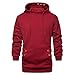 Produktbild Luckycat Herren Herbst-Winter Kapuzenpullover mit vollständigem Taste Geeignet für Sport Freizeit Zuhause Herren Sport Fitness Training Sweatshirt Kapuzenpullover Langarmshirt Pullover Sweats