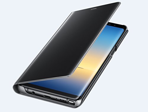 Samsung Note 8 Clear View Standing Cover - Funda Galaxy Note 8  Color Negro- Version espa  ola