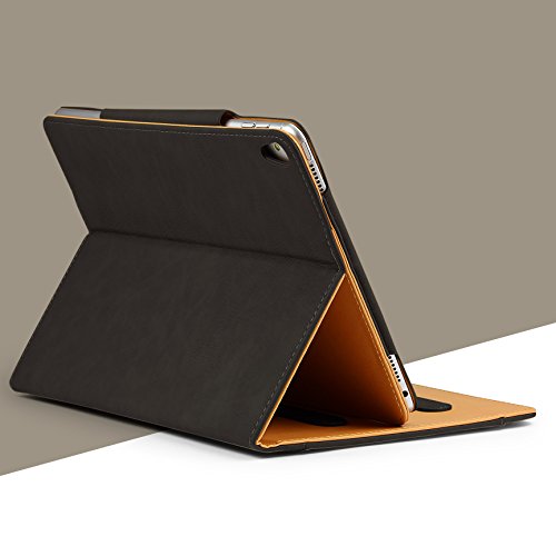 Original Urcover® Tasche Smart Cover iPad Pro 9.7 Zoll (2016 Version) Schutz Hülle Case [Sleep / Wake Funktion] und inkl Displayschutzfolie & Zubehör | Schwarz - 4