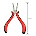 1 bottle/200pcs Micro Links/Beads+1pcs Pulling Needle+1pc 3 holes plier Hair Extensions Tool kit (#5 BROWN)
