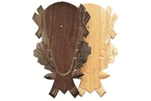 JAGD & ANGELSPORT SCHADE Gehörnbrett für Rehwild 23x14cm hell ohne Ausfräsung