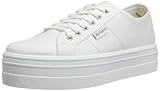 Sole height: 4cm Victoria Blucher Lona - Botas para mujer, Blanc (Blanco), 37