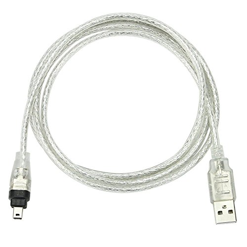 1 5 m USB c  ble de donn  es USB 2 0 m  le vers FireWire IEEE 1394 4-Pin pour DV HDV cam  scope macbook Sony DCR-TRV75E DV