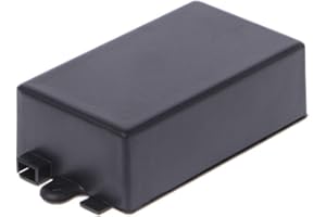 GUMEI Caja de Proyecto de Carcasa electrónica de plástico Impermeable, Conector Negro de 65x38x22mm, Caja de Conexiones