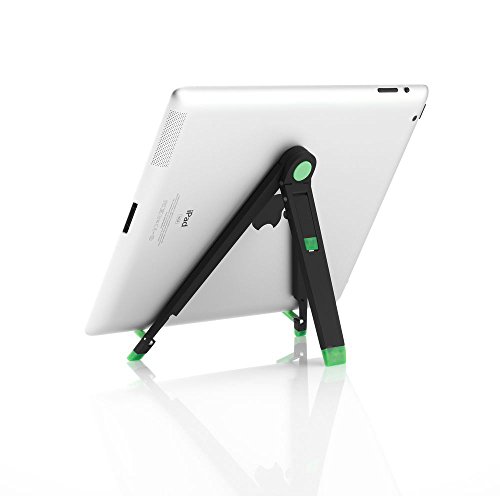 deleyCON HQ Universal Tablet Halterung/Ständer – Staffelei für iPad / Galaxy Tab usw – mit & ohne Case nutzbar Schwarz - 2