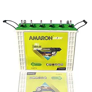 Amaron 200TT42 200Ah Tall Tubular Battery with 42*Month Warranty for Home Shop and Office