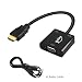 Produktbild HDMI zu auf VGA Konverter mit Audio Port, vergoldet 1080p Active HDMI Männlich auf VGA Weiblich Video Adapter Kabel für PC Laptop HDTV Projektoren und andere Geräte