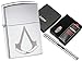 Produktbild Zippo Assassins Creed Chrome High Polished mit Zippo Geschenkset und L.B Chrome Stabfeuerzeug
