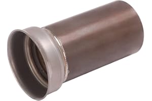 iSpchen Motorrad Auspuffrohr Schalldämpfer Auspuff Endrohr DB-Killer Edelstahl Auspuffspitze Universal 51mm Durchmesser Auspuffblende Dekoration Zubehör,89 x 42 mm