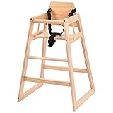 Kombihochstuhl Kinderhochstuhl Babystuhl Kinderstuhl Hochstuhl mit Sicherheitsgurt Baby Stapel Hochstuhl Holzhochstuhl