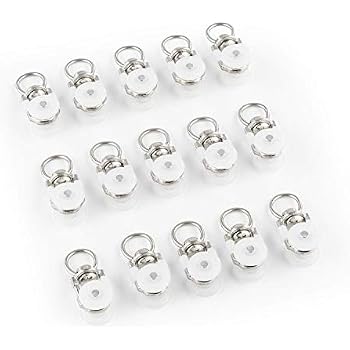 4 Roulettes De Rechange Pour Rameur - 8x43x11 Mm, Nylon & Acier (compatible Fitness, Vélo D'appartement)