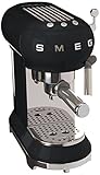 SMEG Espresso-Kaffeemaschine ECF01BLEU, schwarz