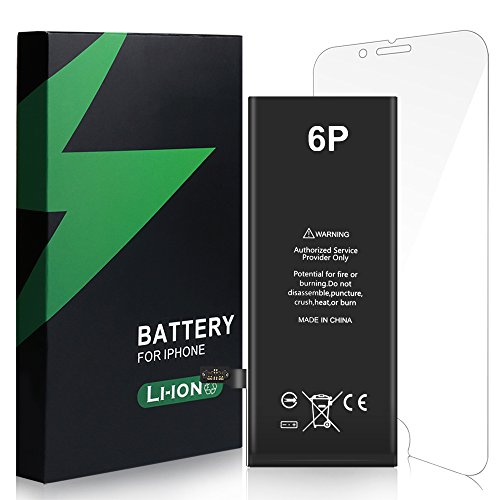 Preisvergleich Produktbild Batteriol ErsatzAkku für iPhone 6Plus Batterie, Enthalten 2pack Displayschutz, Ersatz Repair Tool Kits und Anweisungen