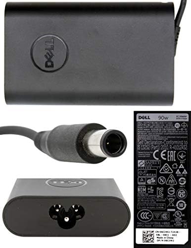 Brand New Genuine Laptop Power Charger For DELL Inspiron 4100 Inspiron 500m Inspiron 5100 Inspiron 600m Inspiron 630m Inspiron 6400 Inspiron 640m Inspiron 710m Inspiron 8200 Inspiron 8500 Inspiron 8600 Inspiron 9200 Inspiron 9300 Inspiron 9400 Inspiron B120 Inspiron B130 Inspiron E1405 Inspiron E1505 Inspiron E1705 Inspiron M101z Inspiron M4110 Inspiron M5010 Inspiron M5030 Inspiron M5110 Inspiron Mini 10 (1010) laptop Battery Charger with Power Cable PSU 90W 19.5V 4.62A Slim Adapter