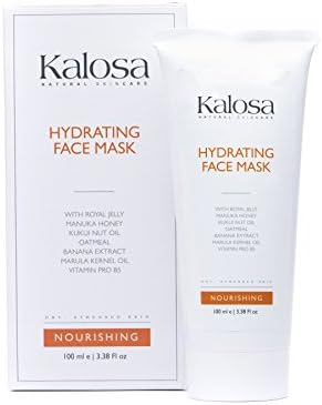 Kalosa Organic Natural Skincare Nourishing Hydrating Face Mask 100% Vegetarian. 100ml. No Parabens. Made in UK. No Mineral Oils. No Sulphates. No Animal Testing. No Palm Oil. No DEA. KALNOU3